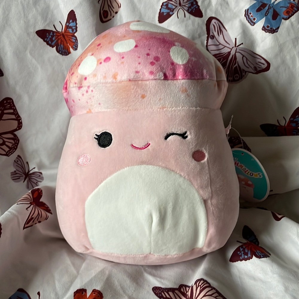 Molly the Mushroom 8 Inch Squishmallow NWT Kelly Toy